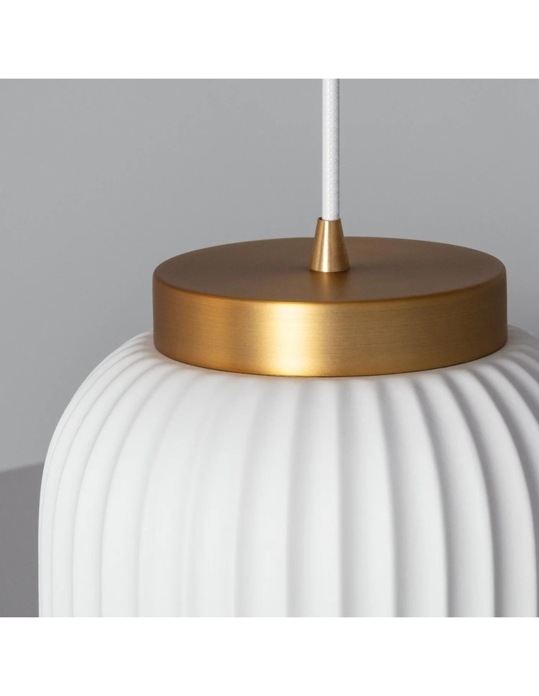 Abruzzo Lampa Wisząca z Porcelany Porcellado E14 ABR-LWPP-E14