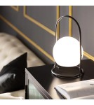 Abruzzo Lampa Stołowa Zewnętrzna LED Przenośna Ładowalna 2.5W z Akumulatorem USB 1800 mAh-4000K ABR-LSK-USB