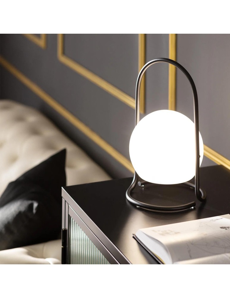 Abruzzo Lampa Stołowa Zewnętrzna LED Przenośna Ładowalna 2.5W z Akumulatorem USB 1800 mAh-4000K ABR-LSK-USB