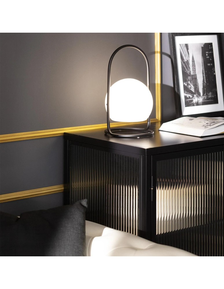 Abruzzo Lampa Stołowa Zewnętrzna LED Przenośna Ładowalna 2.5W z Akumulatorem USB 1800 mAh-4000K ABR-LSK-USB