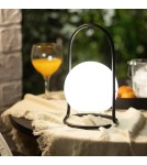 Abruzzo Lampa Stołowa Zewnętrzna LED Przenośna Ładowalna 2.5W z Akumulatorem USB 1800 mAh-4000K ABR-LSK-USB