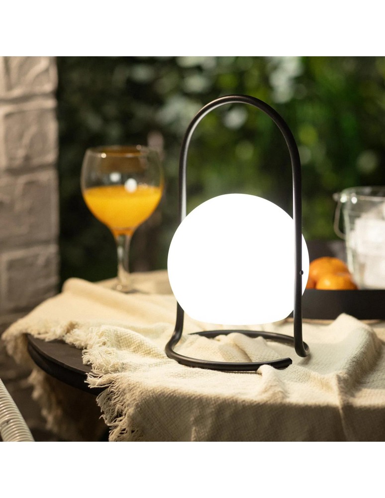 Abruzzo Lampa Stołowa Zewnętrzna LED Przenośna Ładowalna 2.5W z Akumulatorem USB 1800 mAh-4000K ABR-LSK-USB