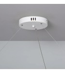 Pendant lamps - Abruzzo Round 100cm LED Pendant Lamp 30W Ring 3 Luminous Buffer Roundabout ABR-LWRR-30W-WW - product 6