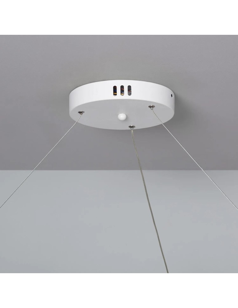 Pendant lamps - Abruzzo Round 100cm LED Pendant Lamp 30W Ring 3 Luminous Buffer Roundabout ABR-LWRR-30W-WW - product kolory-swiatla.pl 6