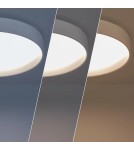 Abruzzo Plafon LED 31W Okrągły 50cm 3 Barwy Świecenia CCT Roma ABR-PLR-Z-30W-CCT