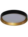 View Abruzzo LED Plafond 31W Round Black and Gold 50cm 3 Colors of Light CCT Roma ABR-PLR-C-30W-CCT