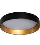 Abruzzo Plafon LED 21W Okrągły Czarno Złoty 45cm 3 Barwy Świecenia CCT Roma ABR-PLR-C-20W-CCT