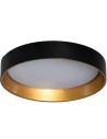 View Abruzzo LED Plafond 21W Round Black and Gold 45cm 3 Colors of Light CCT Roma ABR-PLR-C-20W-CCT