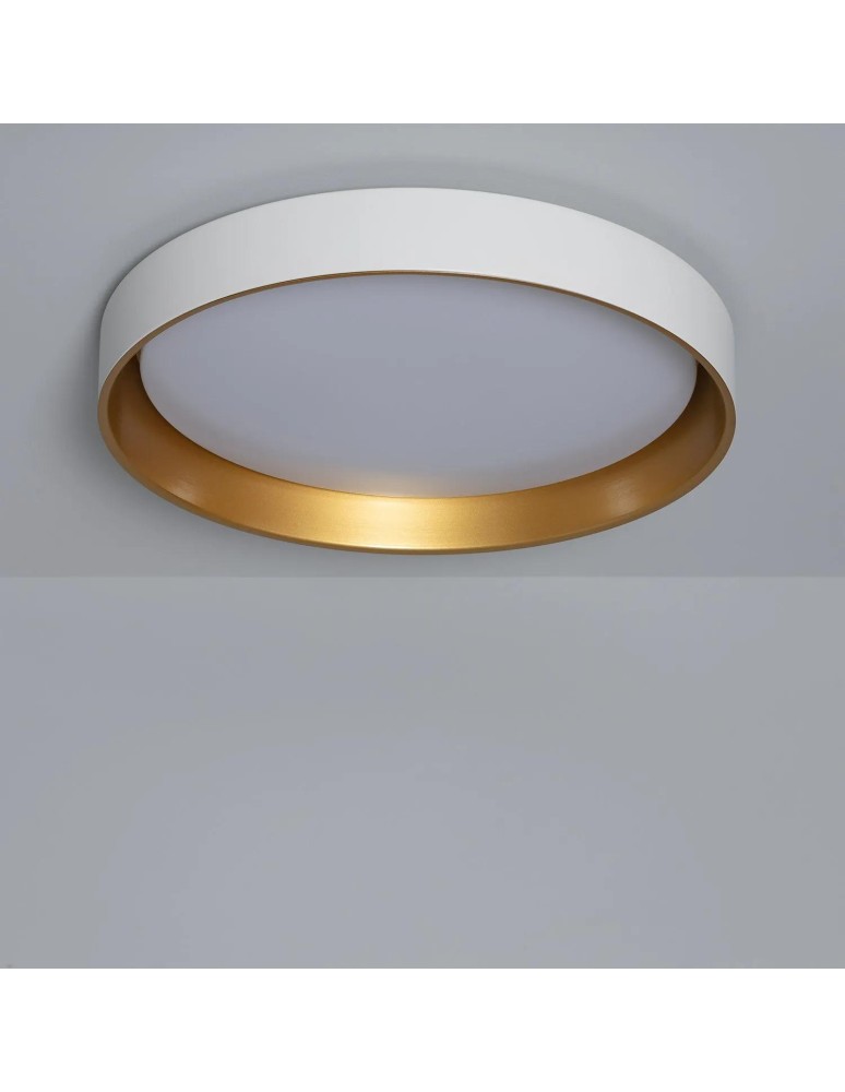 Ceiling lamps - Abruzzo LED Plafond 21W Round White Gold 45cm 3 Colors of Light CCT Roma ABR-PLR-Z-20W-CCT - product kolory-swiatla.pl 2