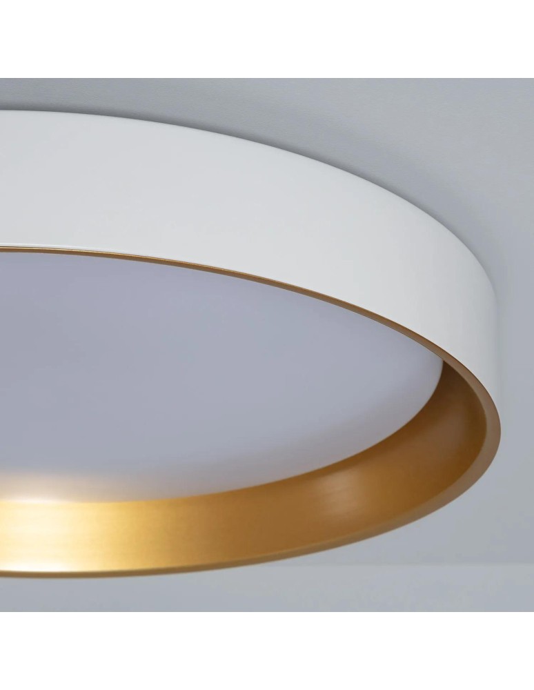 Ceiling lamps - Abruzzo LED Plafond 21W Round White Gold 45cm 3 Colors of Light CCT Roma ABR-PLR-Z-20W-CCT - product kolory-swiatla.pl 7