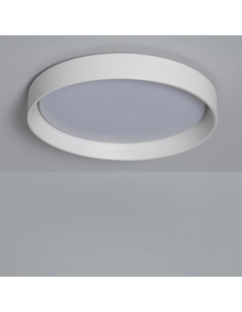 Abruzzo Plafon LED 21W Okrągły Biały 45cm 3 Barwy Świecenia CCT Roma ABR-PLR-B-20W-CCT