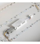 Abruzzo Plafon LED 21W Okrągły Biały 45cm 3 Barwy Świecenia CCT Roma ABR-PLR-B-20W-CCT