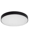 View Abruzzo LED Bathroom Plafond 19W Round Black 18cm Dimmable Uno ABR-PLOU-18-IP-C-NW