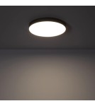 Ceiling lamps - Abruzzo LED Bathroom Plafond 19W Round Black 18cm Dimmable Uno ABR-PLOU-18-IP-C-NW - product 3