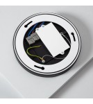 Ceiling lamps - Abruzzo LED Bathroom Plafond 19W Round Black 18cm Dimmable Uno ABR-PLOU-18-IP-C-NW - product 4