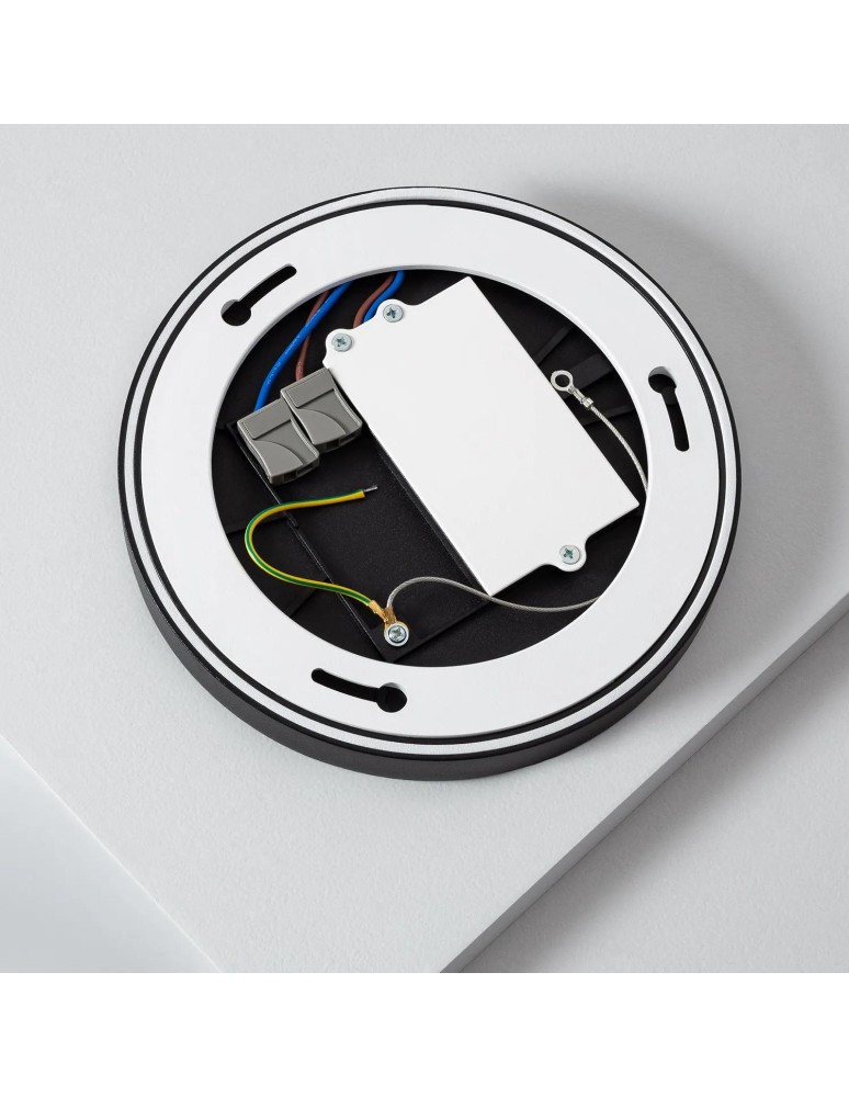 Abruzzo Plafon Łazienkowy LED 19W Okrągły Czarny 18cm Ściemnialny Uno ABR-PLOU-18-IP-C-NW Abruzzo Plafon Łazienkowy LED 19W Okrągły Czarny 18cm Ściemnialny Uno ABR-PLOU-18-IP-C-NW