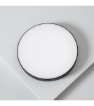 Abruzzo Plafon Łazienkowy LED 19W Okrągły Czarny 18cm Ściemnialny Uno ABR-PLOU-18-IP-C-NW Abruzzo Plafon Łazienkowy LED 19W Okrągły Czarny 18cm Ściemnialny Uno ABR-PLOU-18-IP-C-NW