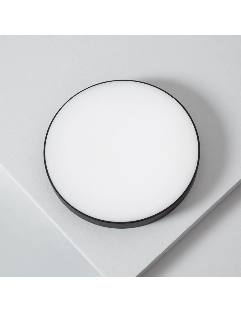 Ceiling lamps - Abruzzo LED Bathroom Plafond 19W Round Black 18cm Dimmable Uno ABR-PLOU-18-IP-C-NW - product kolory-swiatla.pl 5