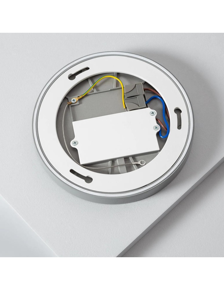 Ceiling lamps - Abruzzo LED Bathroom Plafond 19W Round Gray 18cm Dimmable Uno ABR-PLOU-18-IP-S-NW - product kolory-swiatla.pl 4