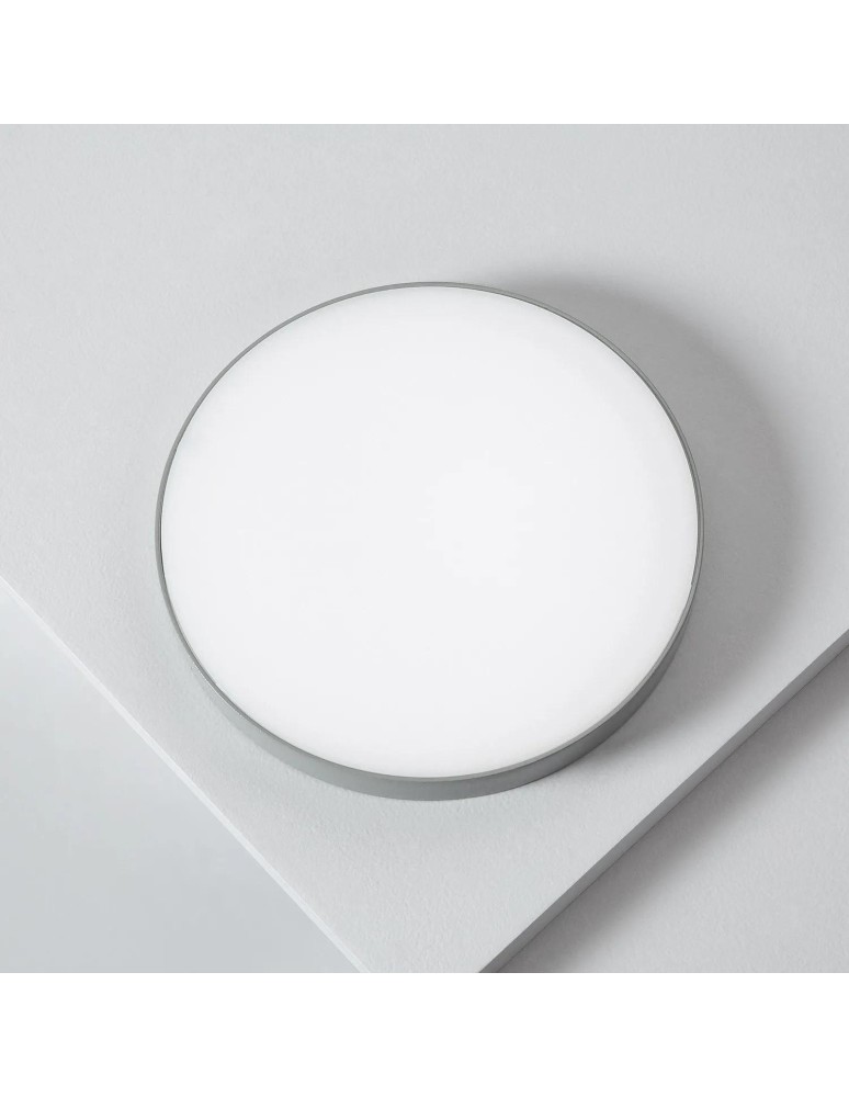 Ceiling lamps - Abruzzo LED Bathroom Plafond 19W Round Gray 18cm Dimmable Uno ABR-PLOU-18-IP-S-NW - product kolory-swiatla.pl 5