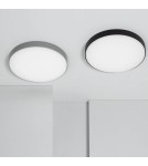 Abruzzo Plafon Łazienkowy LED 19W Okrągły Szary 18cm Ściemnialny Uno ABR-PLOU-18-IP-S-NW Abruzzo Plafon Łazienkowy LED 19W Okrągły Szary 18cm Ściemnialny Uno ABR-PLOU-18-IP-S-NW