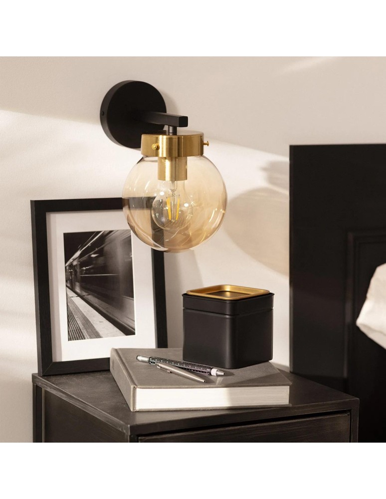 Wall lamps - Abruzzo Wall lamp Glass sphere Clasico E27 ABR-KRK-C-E27 - product kolory-swiatla.pl 5