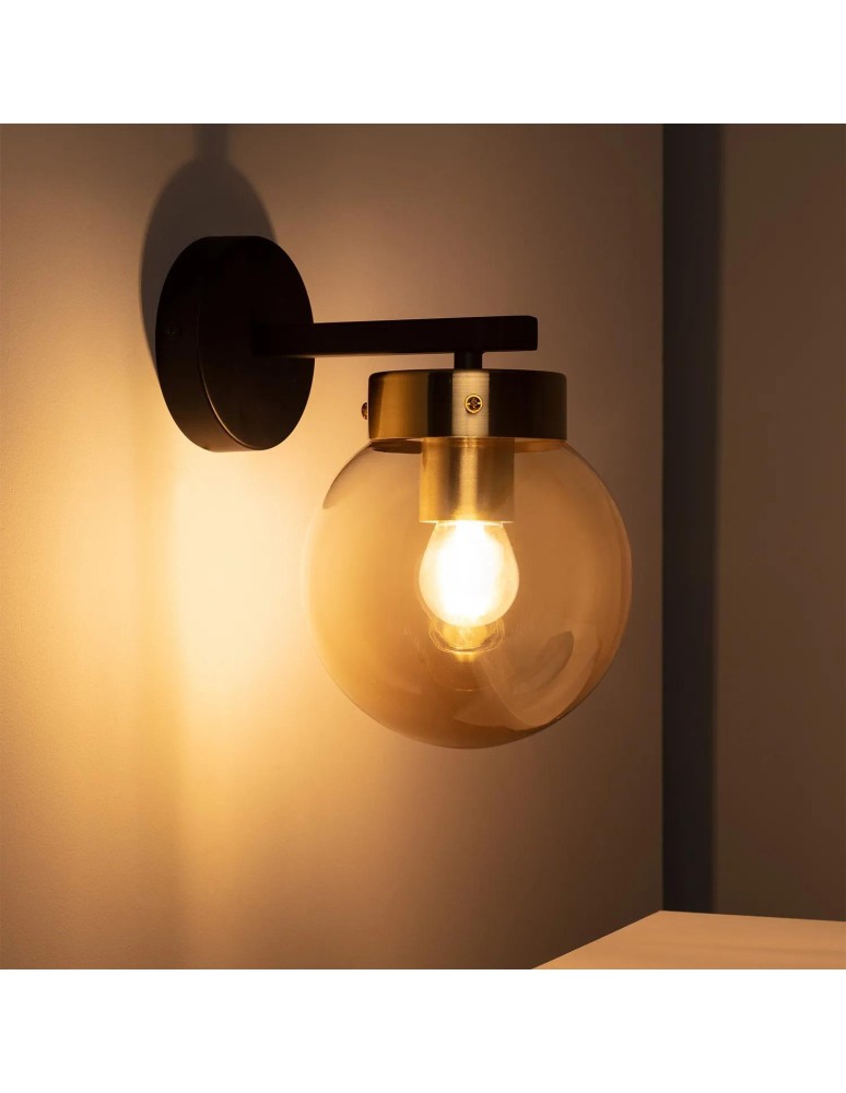Wall lamps - Abruzzo Wall lamp Glass sphere Clasico E27 ABR-KRK-C-E27 - product kolory-swiatla.pl 6