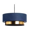Abruzzo Lampa Wisząca Navy z Tkaniny 40cm Tesutto E27 ABR-LWT-E27