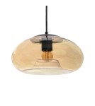 Abruzzo Lampa Wisząca ze Szkła Miodowego 28cm E27 Coco ABR-LWCM-E27