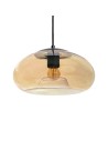 View Abruzzo Honey Glass Pendant Lamp 28cm E27 Coco ABR-LWCM-E27