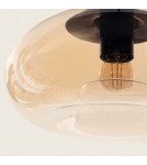 Abruzzo Lampa Wisząca ze Szkła Miodowego 28cm E27 Coco ABR-LWCM-E27