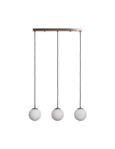 Abruzzo Lampa Wisząca szklana mleczne kule Parma ABR-LWPP-3XE27