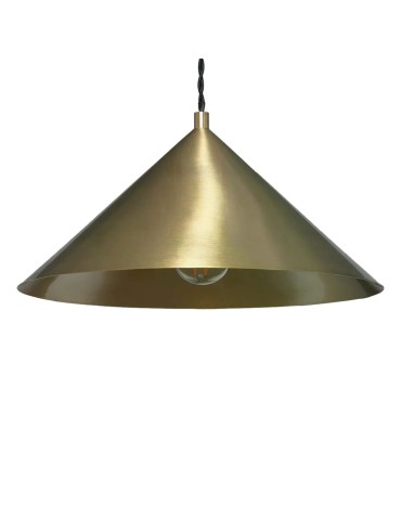 Abruzzo Horte E27 Gold Cone Pendant Lamp ABR-LWHZ-E27