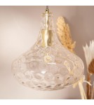 Abruzzo Lampa Wisząca Szklana Klasyczna Pico E27 ABR-LWS