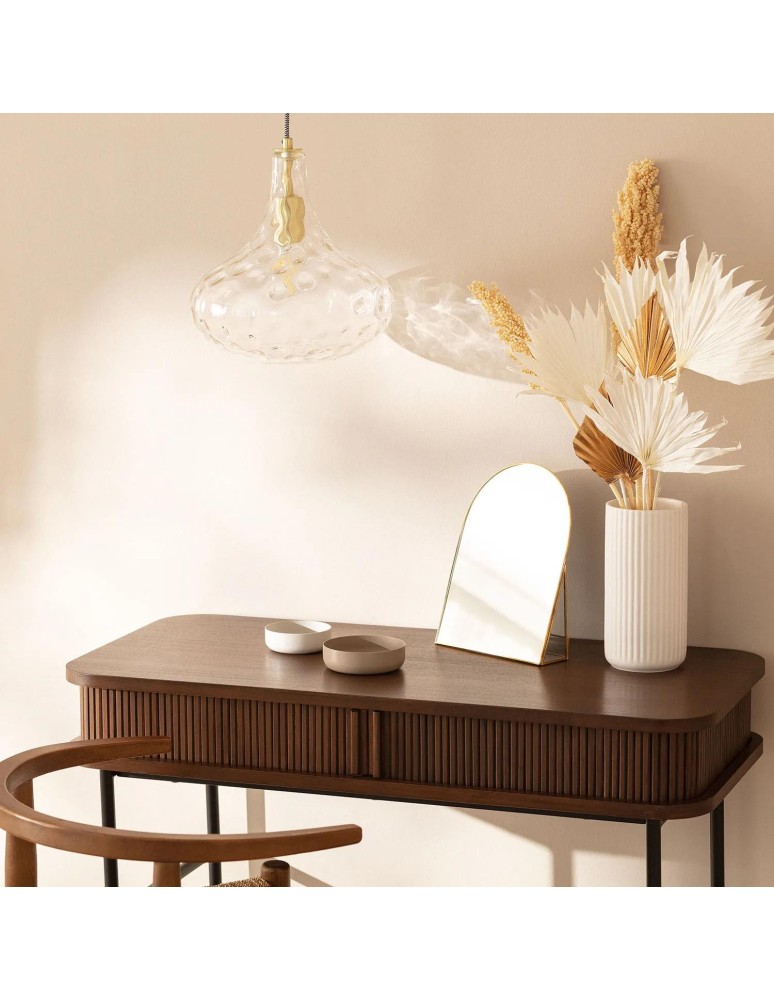 Abruzzo Lampa Wisząca Szklana Klasyczna Pico E27 ABR-LWS