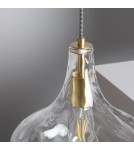 Abruzzo Lampa Wisząca Szklana Klasyczna Pico E27 ABR-LWS