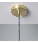 Abruzzo Lampa Wisząca Szklana Klasyczna Pico E27 ABR-LWS