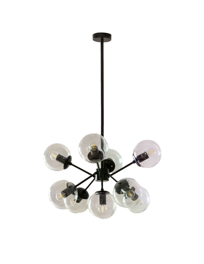 Pendant lamps - Abruzzo Glass Spheres Pendant Lamp Siera ABR-LWS8-8XE27 - product kolory-swiatla.pl 1