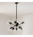 Pendant lamps - Abruzzo Glass Spheres Pendant Lamp Siera ABR-LWS8-8XE27 - product 2