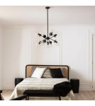 Pendant lamps - Abruzzo Glass Spheres Pendant Lamp Siera ABR-LWS8-8XE27 - product 3