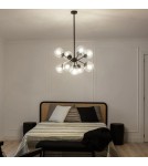 Pendant lamps - Abruzzo Glass Spheres Pendant Lamp Siera ABR-LWS8-8XE27 - product 4