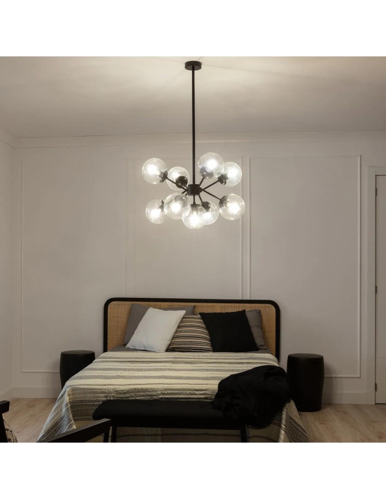 Pendant lamps - Abruzzo Glass Spheres Pendant Lamp Siera ABR-LWS8-8XE27 - product kolory-swiatla.pl 4