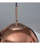 Abruzzo Lampa Wisząca Szklana Kula mosiąd Arteo ABR-LWA-E27