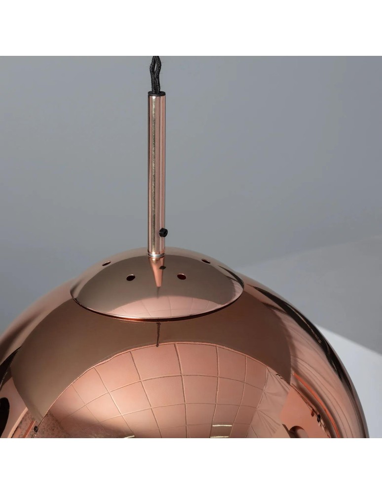 Pendant lamps - Abruzzo Glass Ball Pendant Lamp Brass Arteo ABR-LWA-E27 - product kolory-swiatla.pl 3