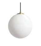 Pendant lamps - Abruzzo Gold Glass Ball Lazzur Pendant Lamp ABR-LWL-E27 - product 1