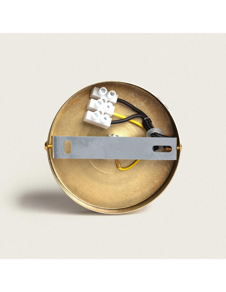 Abruzzo Lampa Wisząca Złota Szklana Kula Lazzur ABR-LWL-E27