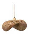 Abruzzo Bamboo Hat Pendant Lamp 60cm Boho Ponti E27 ABR-LWPP1-E27.