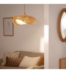 Pendant lamps - Abruzzo Bamboo Hat Pendant Lamp 60cm Boho Ponti E27 ABR-LWPP1-E27. - product 3