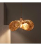 Pendant lamps - Abruzzo Bamboo Hat Pendant Lamp 60cm Boho Ponti E27 ABR-LWPP1-E27. - product 5