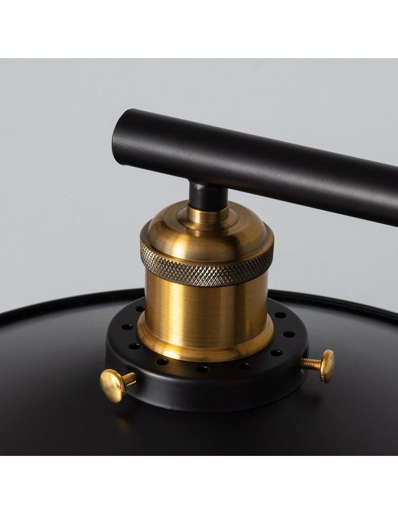 Pendant lamps - Abruzzo Retro Black 90cm Monte 3xE27 Pendant Lamp ABR-LWR-3XE27 - product kolory-swiatla.pl 4